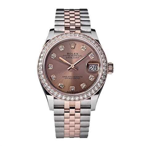 rolex datejust oyster rose gold|Rolex ladies Datejust 31mm steel.